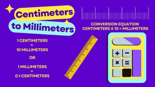 how to convert cm to mm centimeters to millimeters conversion chart
